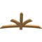 Ekena Millwork Davenport Rough Sawn Timber Gable Bracket, Western Red Cedar, 60"W x 30"H x 2"D x 4"F, 12/12 Pitch GBW060X30X0204DAV00RWR - alternate 5